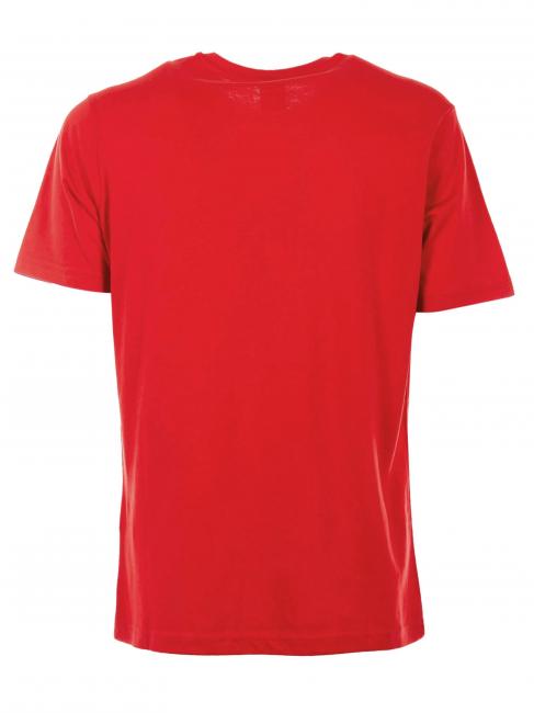 LOGO T-shirt in cotone rosso - T-shirt Uomo