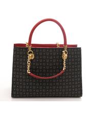 POLLINI Heritage Classic Borsa a mano, con  tracolla nero lacca - Borse Donna - 3