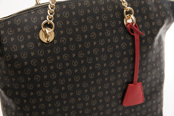 Heritage Classic Borsa a spalla, manici intercambiabili nero lacca - Borse Donna