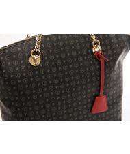 POLLINI Heritage Classic Borsa a spalla, manici intercambiabili nero lacca - Borse Donna - 4