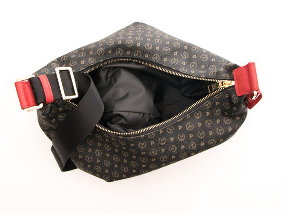 Heritage Classic Borsa a spalla, con dettagli in pelle nero lacca - Borse Donna