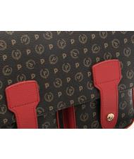 POLLINI HERITAGE CLASSIC Borsa messenger con tracolla nero lacca - Borse Donna - 3