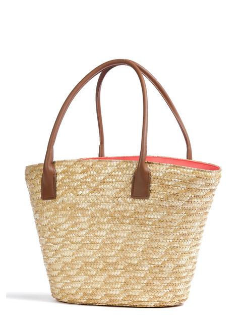 SEASHELL STRAW Borsa a spalla CORAL - Borse Donna
