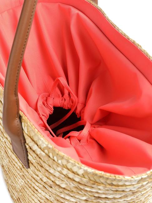 SEASHELL STRAW Borsa a spalla CORAL - Borse Donna