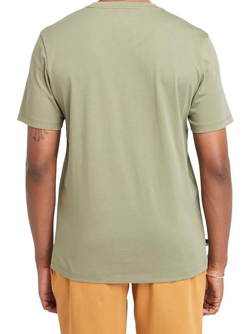 KENNEBEC RIVER LINEAR LOGO T-shirt in cotone cassel earth - T-shirt Uomo