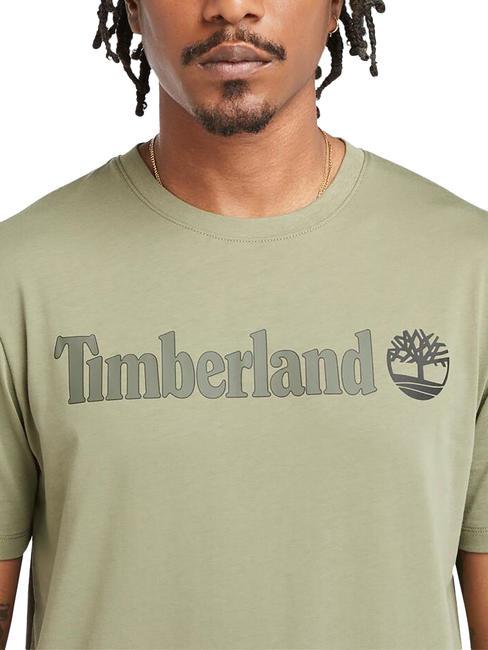 KENNEBEC RIVER LINEAR LOGO T-shirt in cotone cassel earth - T-shirt Uomo