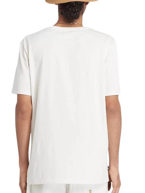 KENNEBEC RIVER LINEAR LOGO T-shirt in cotone vintage white - T-shirt Uomo