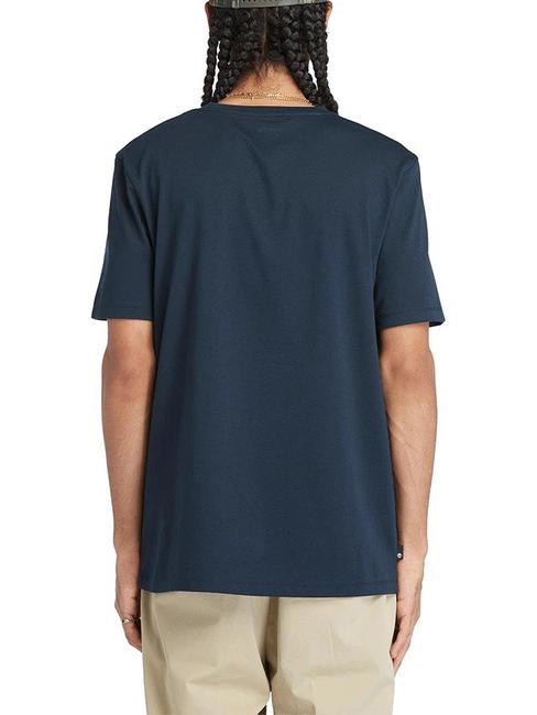 KENNEBEC RIVER LINEAR LOGO T-shirt in cotone dark sapphire - T-shirt Uomo