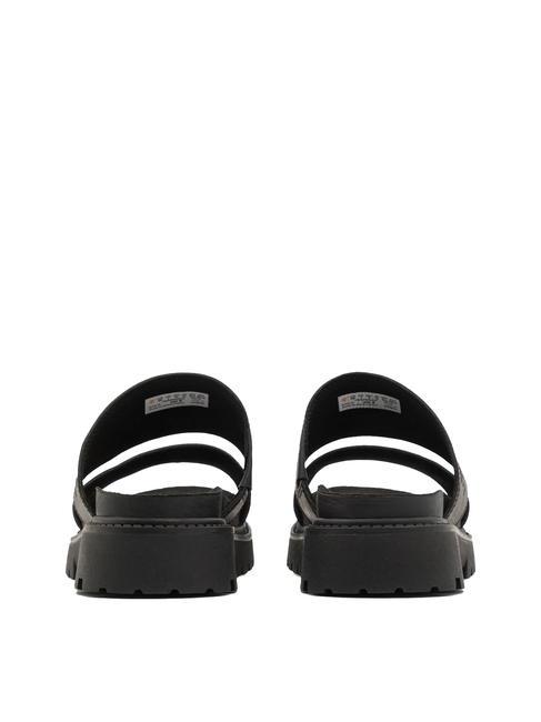 CLAIREMONT WAY Sandalo ciabatta in pelle black full grain - Scarpe Donna