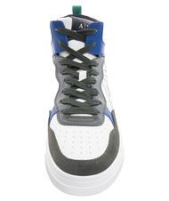ARMANI EXCHANGE A|X Sneakers alte dark green+bluette - Scarpe Uomo - 4