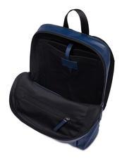 THE BRIDGE DAMIANO Zaino in pelle porta pc 14" deep ocean abb. rutenio scuro opaco - Zaini da lavoro porta PC - 3