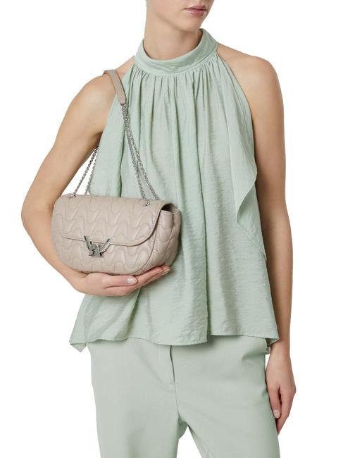 DEW MATELASSE  Borsetta a spalla / a tracolla powder pink - Borse Donna