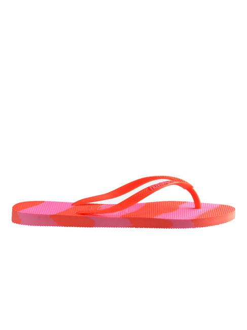 SLIM COLOR FUN Infradito neon coral - Scarpe Donna