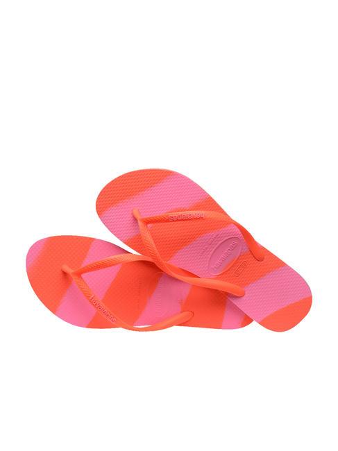 SLIM COLOR FUN Infradito neon coral - Scarpe Donna