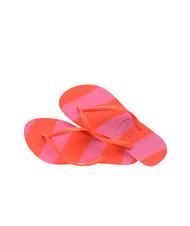 HAVAIANAS SLIM COLOR FUN Infradito neon coral - Scarpe Donna - 4