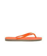 HAVAIANAS SQUARE GLITTER NEON Infradito beige/orange - Scarpe Donna - 3