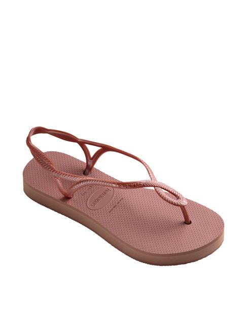 LUNA FLATFORM Sandalo infradito flatform CROCUS/ROSE - Scarpe Donna