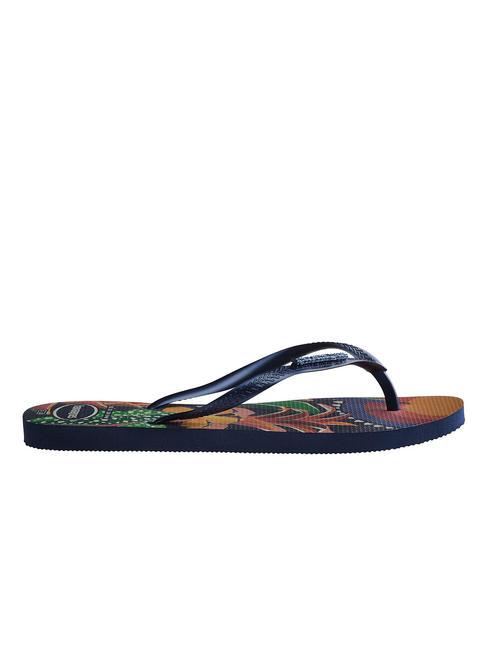  Infradito SLIM TROPICAL NAVY/BLUE/NAVY - Scarpe Donna