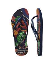 HAVAIANAS  Infradito SLIM TROPICAL NAVY/BLUE/NAVY - Scarpe Donna - 4