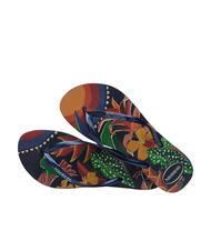 HAVAIANAS  Infradito SLIM TROPICAL NAVY/BLUE/NAVY - Scarpe Donna - 6