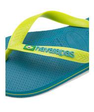 HAVAIANAS BRASIL LOGO Infradito  amazonite blue - Scarpe Unisex - 3