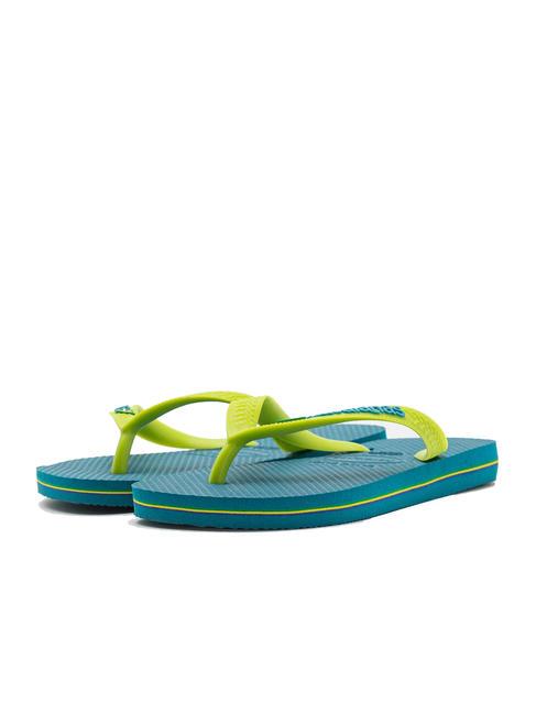 BRASIL LOGO Infradito  amazonite blue - Scarpe Unisex