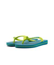 HAVAIANAS BRASIL LOGO Infradito  amazonite blue - Scarpe Unisex - 4