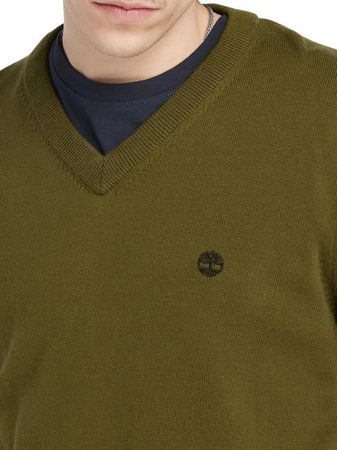 WILLIAMS RIVER  Maglia in cotone darkoliv - Maglie Uomo