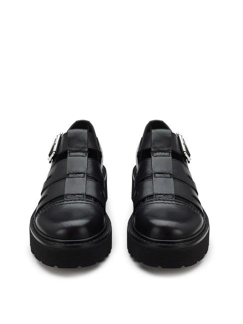 SLASH 4210 Scapa in pelle cut-out nero - Scarpe Donna