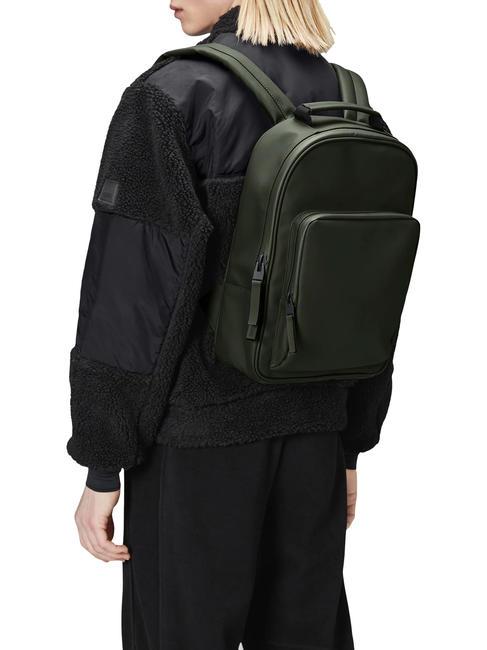 BOOK DAYPACK  Zaino impermeabile green - Zaini Scuola & Tempo Libero