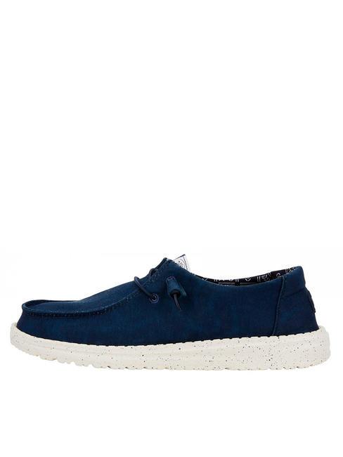 WENDY CANVAS W Mocassini in tela navy - Scarpe Donna