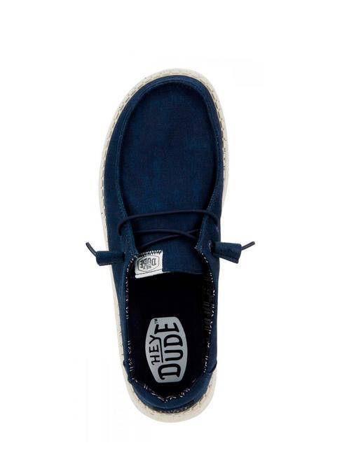 WENDY CANVAS W Mocassini in tela navy - Scarpe Donna