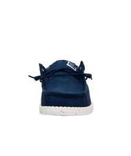 HEY DUDE WALLY CANVAS M Mocassini easy-on in tela navy - Scarpe Uomo - 3