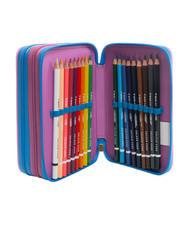 CAMOMILLA DREAMS&FLOWERS Astuccio 3 zip con kit scuola - Astucci e Accessori