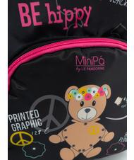 MINIPA' DON'T WORRY BE HIPPY Zaino mini Nero - Zaini Scuola & Tempo Libero - 3