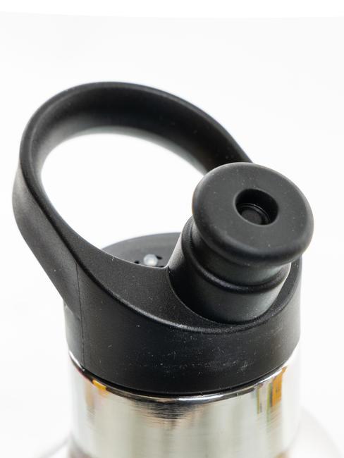 GIFT&DECOR Borraccia tappo cannuccia 500 ml silver - Borracce termiche