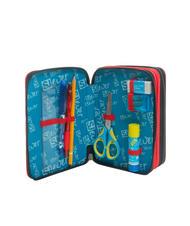 SJGANG EVER Astuccio 3 zip con kit scuola - Astucci e Accessori