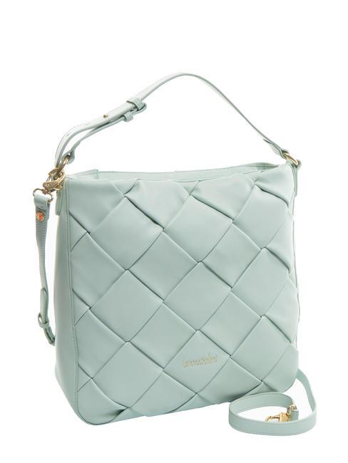 ICONS Borsa sacca con tracolla celeste - Borse Donna