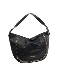 BRACCIALINI NORA Borsa sacca in pelle nero - Borse Donna - 2
