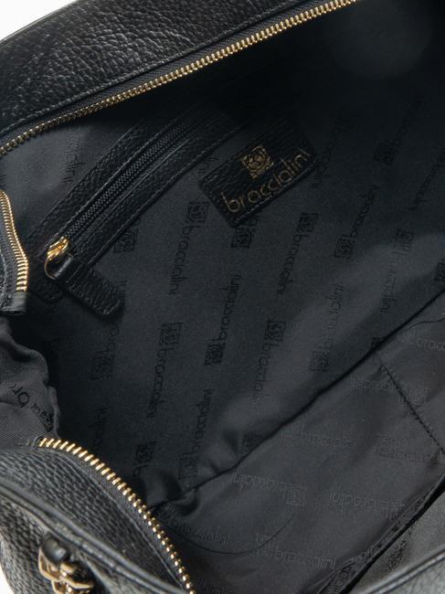 NORA Borsa sacca in pelle nero - Borse Donna