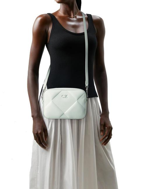 QUILT Camera Bag a tracolla milky green - Borse Donna