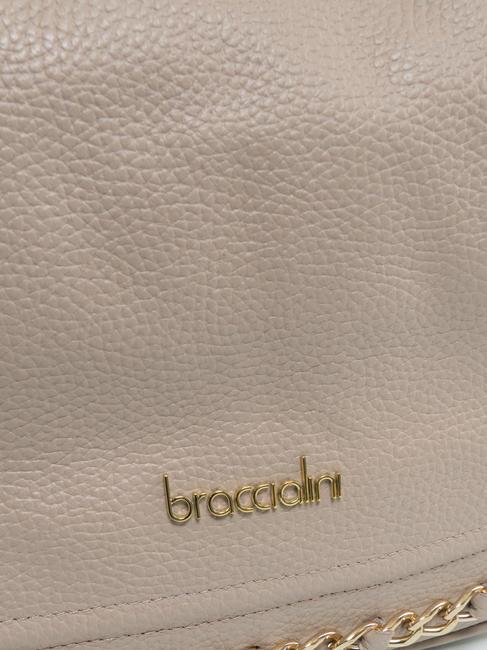 NORA Borsa sacca in pelle cipria - Borse Donna