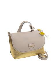 BRACCIALINI SARA Borsa cartelletta in pelle cipria/oro - Borse Donna - 2