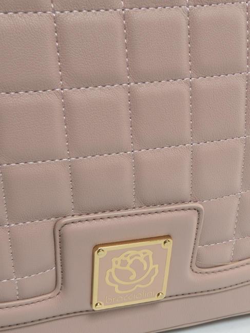 ICONS Borsa a spalla trapuntata cipria - Borse Donna