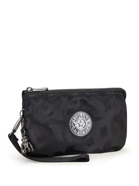 CREATIVITY XL Pochette con polsierina black 3d k jacquard - Borse Donna
