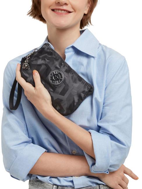 CREATIVITY XL Pochette con polsierina black 3d k jacquard - Borse Donna