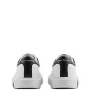 ARMANI EXCHANGE ACTION Sneakers in pelle op.white+black - Scarpe Uomo - 4