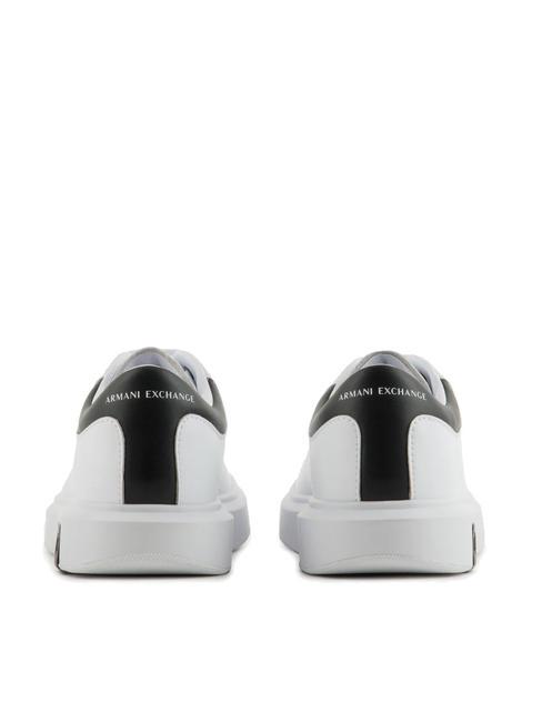 ACTION Sneakers in pelle op.white+black - Scarpe Uomo