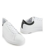 ARMANI EXCHANGE ACTION Sneakers in pelle op.white+black - Scarpe Uomo - 5