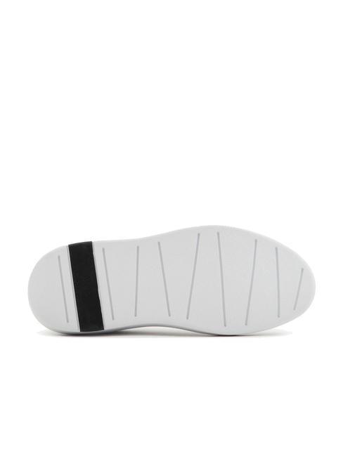 ACTION Sneakers in pelle op.white+black - Scarpe Uomo